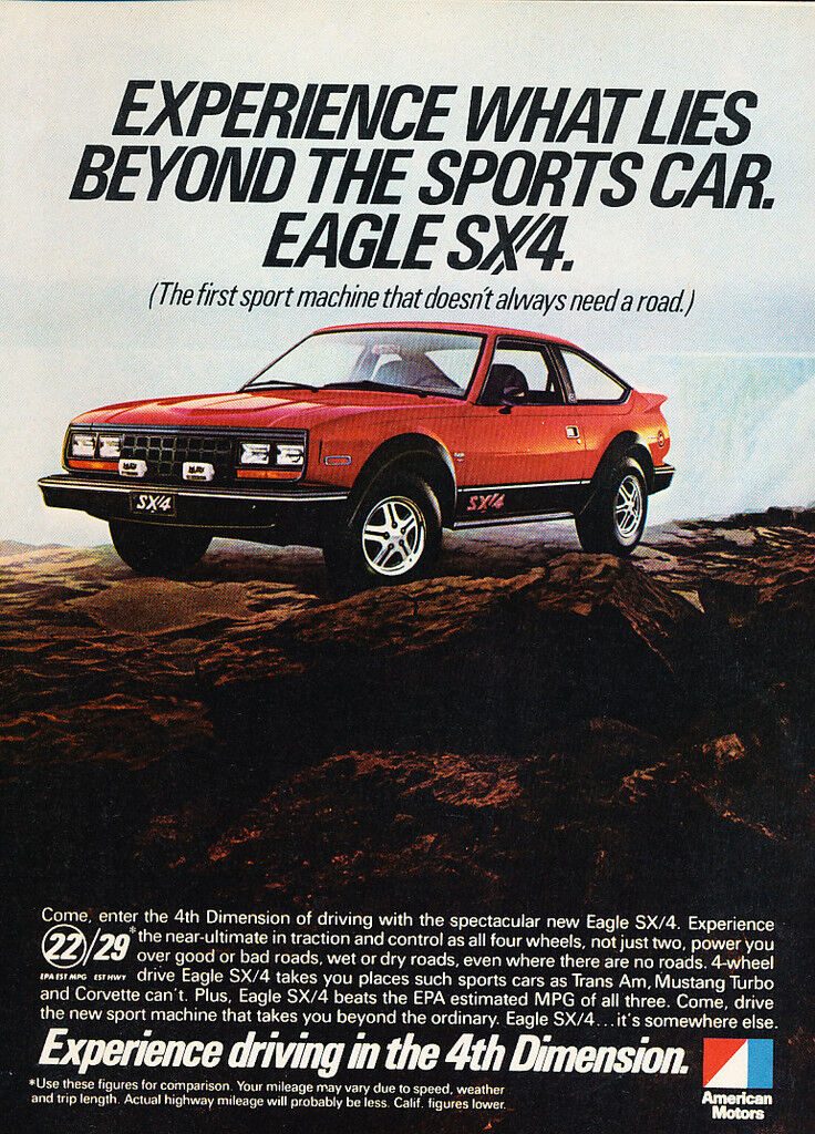 AMC ad: experience what lies beyond the sports car