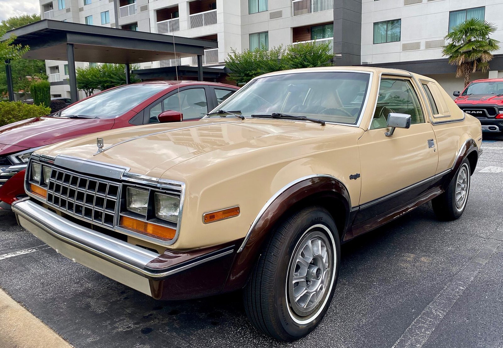 1981 Eagle two-door sedan in Cameo Tan with a vinyl roof