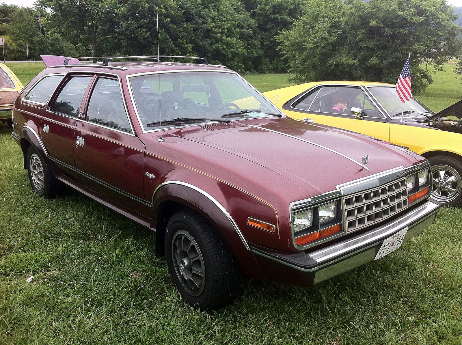 1983 wagon in Vintage Red